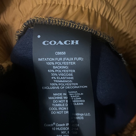 Coach Sherpa Fleece Half Zip Hoodie and Pants size xs BNWT somewhat over sized - Picture 8 of 9